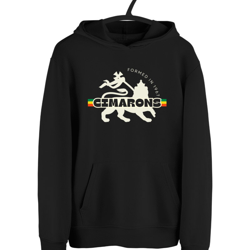 Cimarons hoodie, black, lion