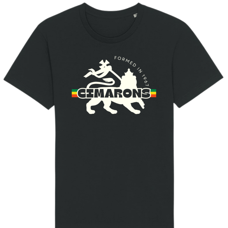 Cimarons T-Shirt Lion - Black (unisex)
