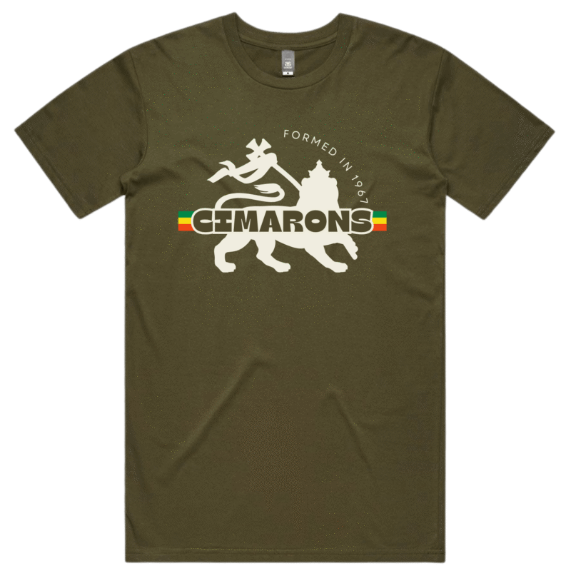 Cimarons T-Shirt Lion - Khaki (unisex)