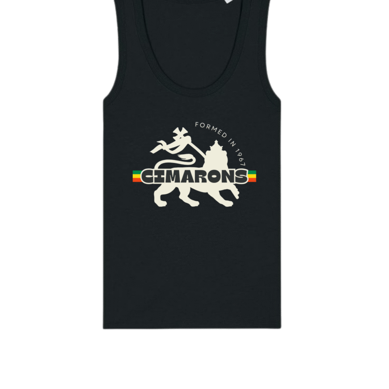 Cimarons Women's Tank Top Black - Lion